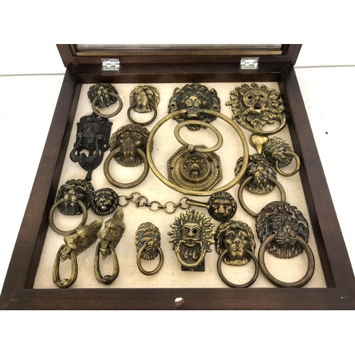 1291 - Assorted furniture ring handles (box)