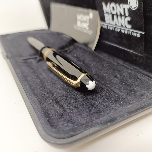 1293 - ***Withdrawn*** A Mont Blanc fountain pen, cased, and a Mont Blanc ballpoint pen, cased (2)