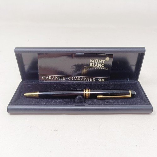 1293 - ***Withdrawn*** A Mont Blanc fountain pen, cased, and a Mont Blanc ballpoint pen, cased (2)