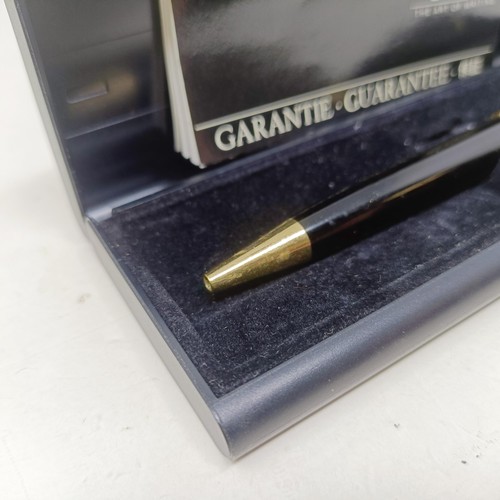 1293 - ***Withdrawn*** A Mont Blanc fountain pen, cased, and a Mont Blanc ballpoint pen, cased (2)