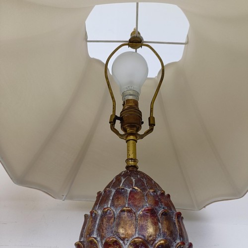 1327 - A modern pair of table lamps, 55 cm high