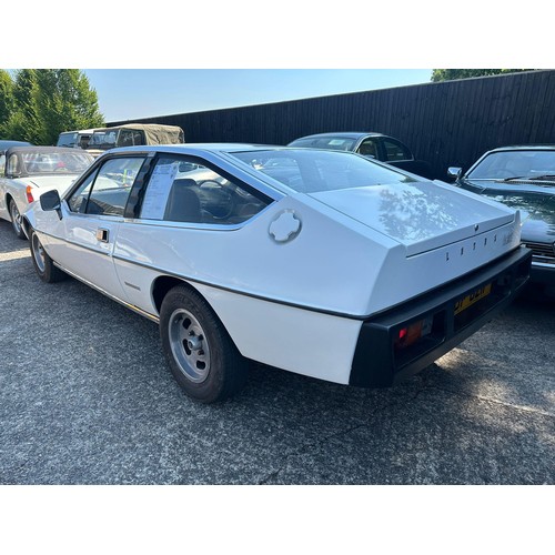 38 - 1976 Lotus Eclat 520<br />Registration number OJF 621P<br />Coral white with a tan interior<br />Muc...
