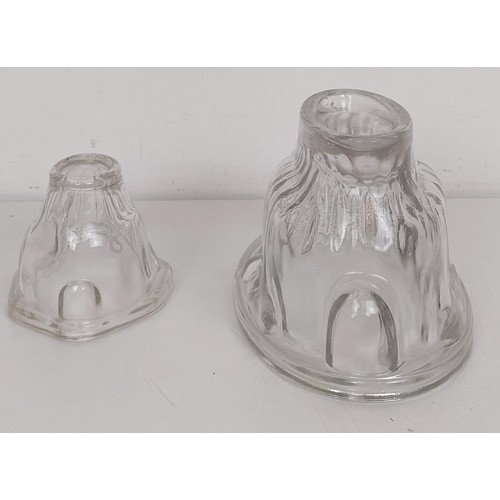 1299 - A vintage clear glass jelly mould, in the form of a rabbit, another, and assorted glass and ceramics... 