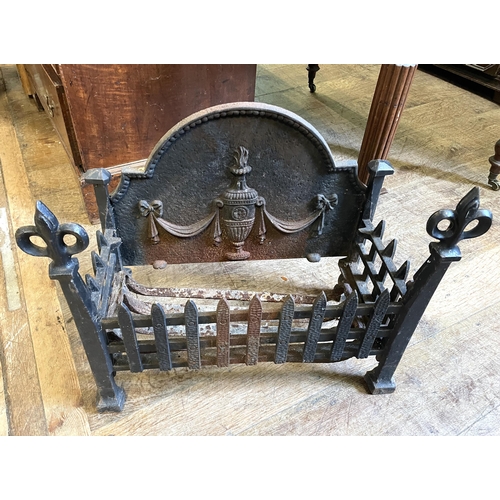 1502 - A fire basket, 56 cm wide