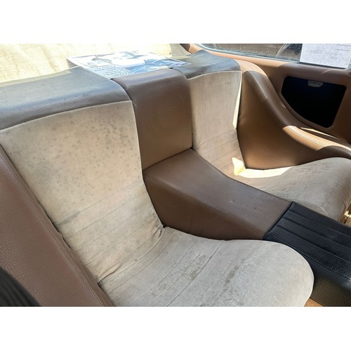 38 - 1976 Lotus Eclat 520<br />Registration number OJF 621P<br />Coral white with a tan interior<br />Muc...
