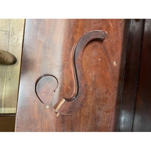 1393 - A Victorian mahogany chiffonier, 97 cm wide