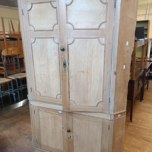 1427 - A pine corner cupboard, assorted furniture and other items (qty)