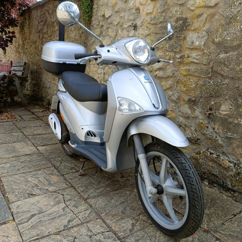 1200 - A 2006 Piaggio Liberty moped, registration number WX06 HTP, silver, not used for several years, last... 