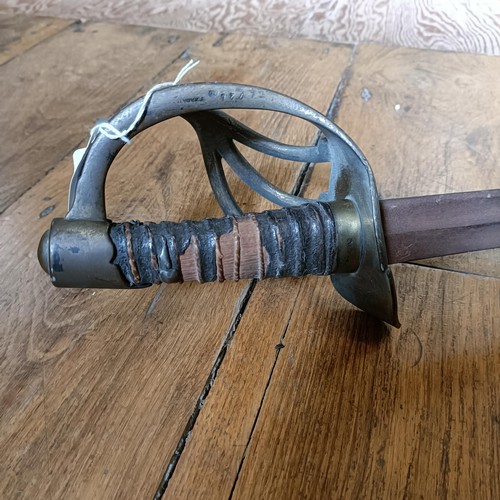 1333 - An early 19th century French Cuirassier Cavalry sword