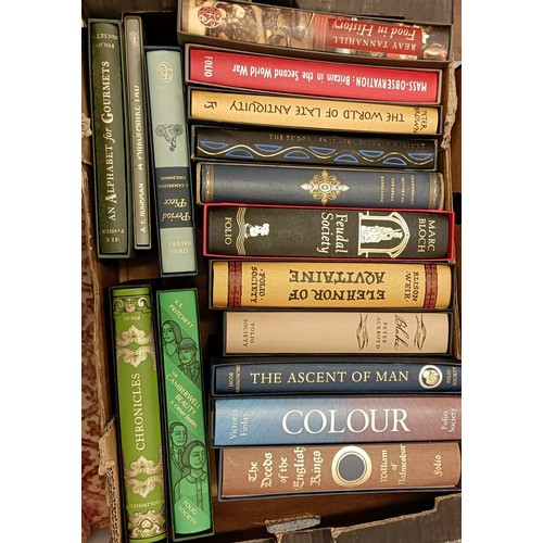 749 - Wilson (A N), The Victorians, Folio Society edition, and assorted other Folio Society books (box)