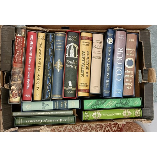 749 - Wilson (A N), The Victorians, Folio Society edition, and assorted other Folio Society books (box)