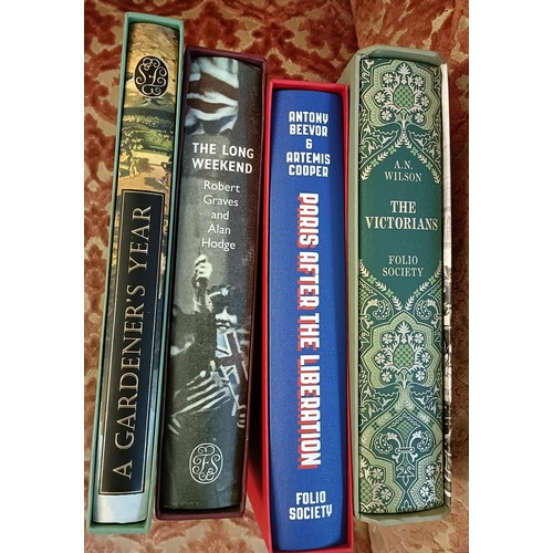 749 - Wilson (A N), The Victorians, Folio Society edition, and assorted other Folio Society books (box)