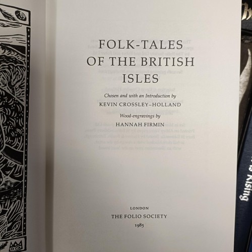 752 - Folk Tales Of The British Isles, published Folio Society, and assorted other Folio Society books (bo... 