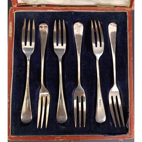 3 - Six Chinese silver coloured metal teaspoons, a pair of sugar nips, cased, and assorted silver plate