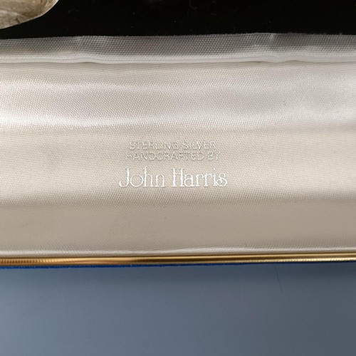 223 - An Australian silver naturalistic spoon, in a John Harris box