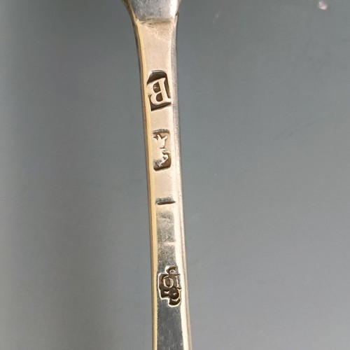 229 - A George I silver dog nose tablespoon, London 1717