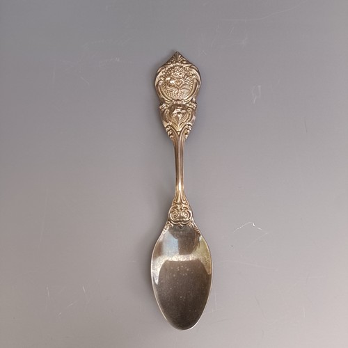 232 - A Franklin mint limited edition Royal Christening silver spoon, Prince William, London 1982, boxed