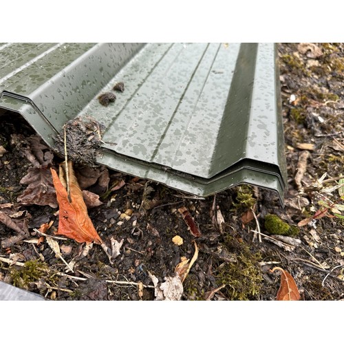 23 - Assorted green roofing sheets (qty)