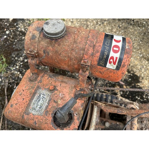 37 - A Howard Clifford small rotovator, with a Villiers engine, barn stored, a project