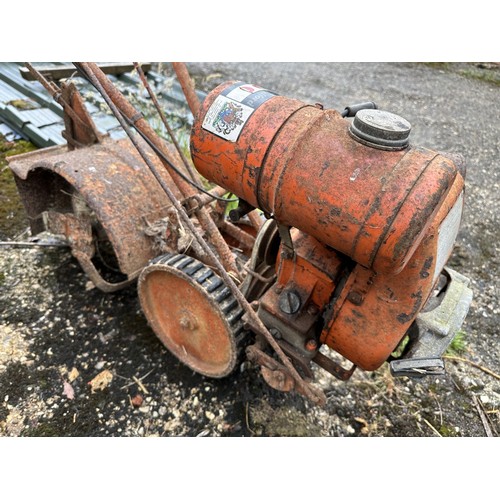 37 - A Howard Clifford small rotovator, with a Villiers engine, barn stored, a project