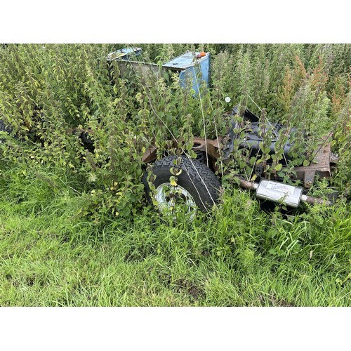 59 - *** Regretfully withdrawn*** A Land Rover Discovery chassis project, on later wheels