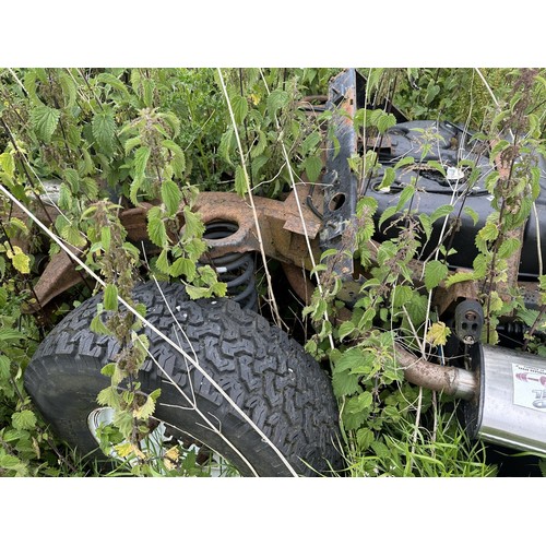 59 - *** Regretfully withdrawn*** A Land Rover Discovery chassis project, on later wheels