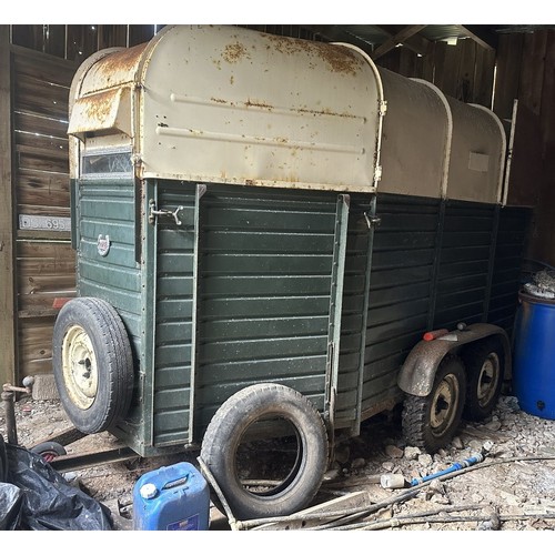 64 - A Rice horsebox, ideal for conversion into a coffee or food trailer for festivals, shows and parties... 