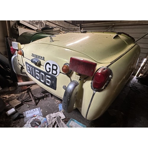 87 - 1958 Triumph TR3ARegistration number EYI 506Chassis number TS25731**We understand the engine in this... 