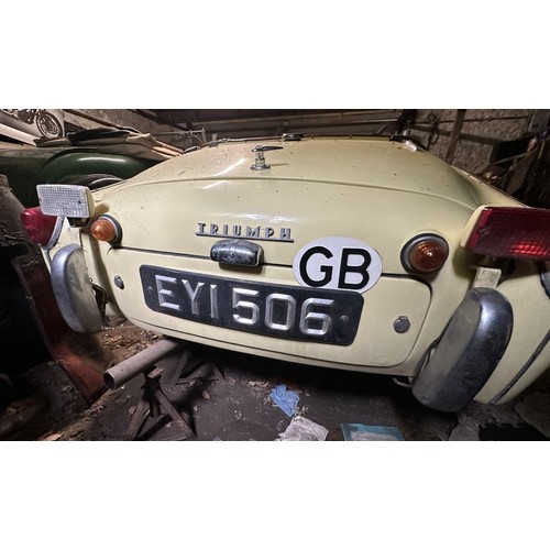 87 - 1958 Triumph TR3ARegistration number EYI 506Chassis number TS25731**We understand the engine in this... 