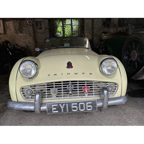 87 - 1958 Triumph TR3ARegistration number EYI 506Chassis number TS25731**We understand the engine in this... 