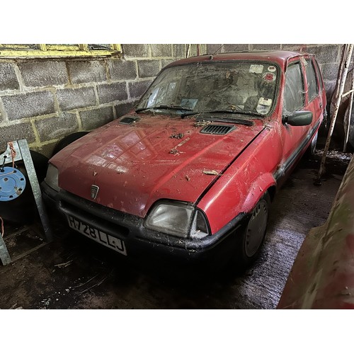 90 - 1991 Rover MetroRegistration number H728 LLJRedLast MOT expired in 2007 (several failures)Barn store... 