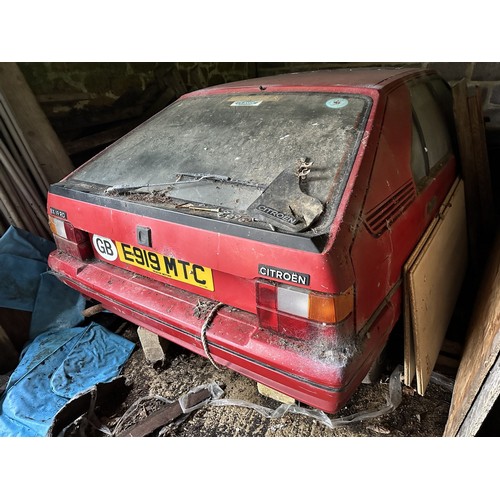 91 - 1988 Citroen BX19 RDRegistration number E919 MTCRedOwned since 1993Barn stored for several yearsWith... 