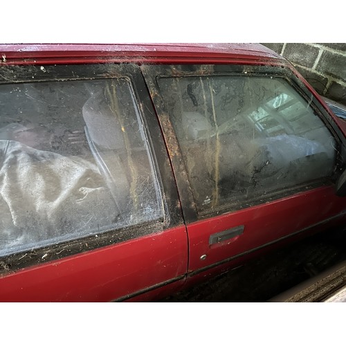 91 - 1988 Citroen BX19 RDRegistration number E919 MTCRedOwned since 1993Barn stored for several yearsWith... 