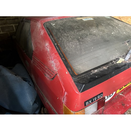 91 - 1988 Citroen BX19 RDRegistration number E919 MTCRedOwned since 1993Barn stored for several yearsWith... 