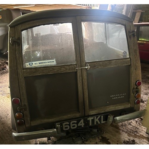 92 - 1962 Morris Minor TravellerRegistration number 664 TKLRose taupeLast MOT expired 2013Owned since 201... 