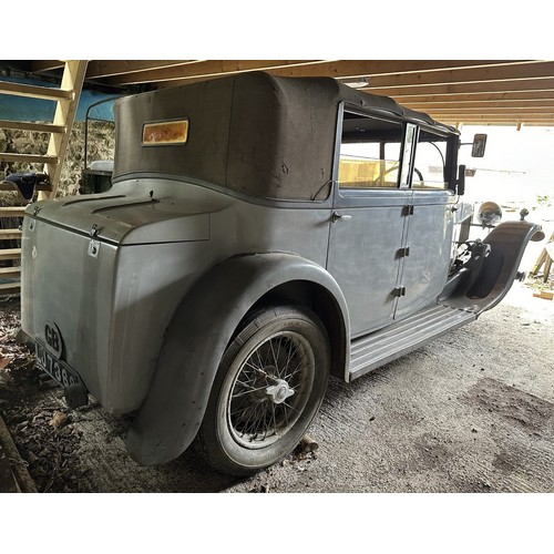 93 - 1933 Alvis Silver Eagle TC 19.82 Mayfair Special All-WeatherRegistration number LJ 7368Chassis numbe... 