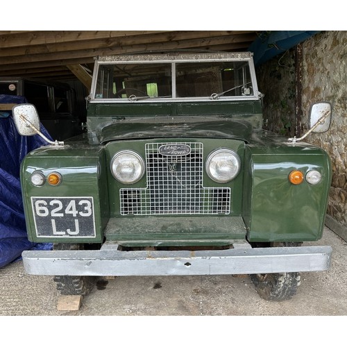 94 - 1962 Land Rover Series IIA 88 inchRegistration number 6243 LJ***We understand the engine is seized**... 