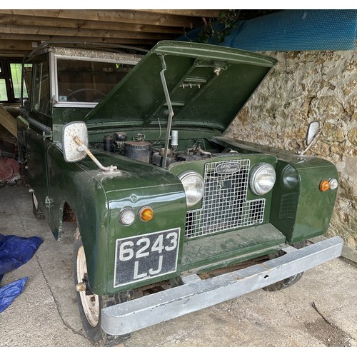 94 - 1962 Land Rover Series IIA 88 inch<br />Registration number 6243 LJ<br />***We understand the engine...