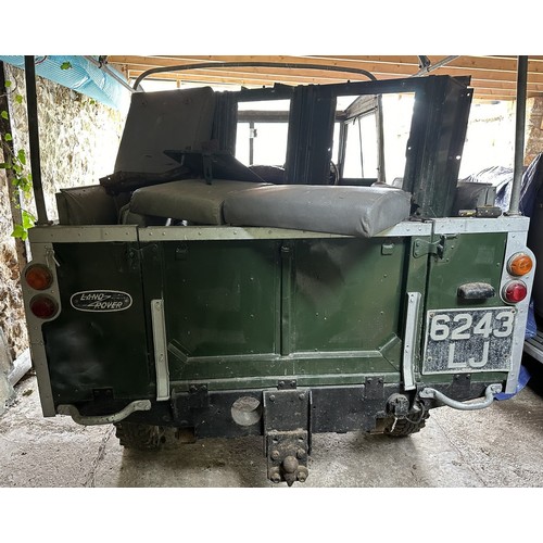 94 - 1962 Land Rover Series IIA 88 inch<br />Registration number 6243 LJ<br />***We understand the engine...