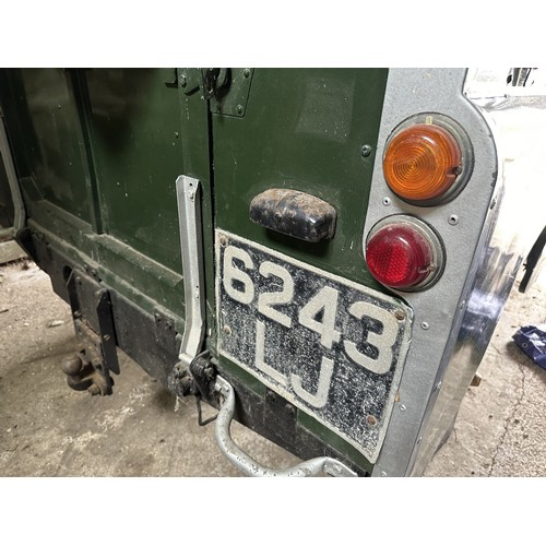 94 - 1962 Land Rover Series IIA 88 inchRegistration number 6243 LJ***We understand the engine is seized**... 