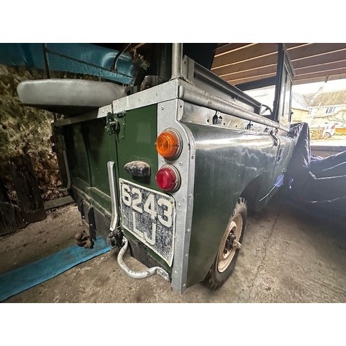 94 - 1962 Land Rover Series IIA 88 inchRegistration number 6243 LJ***We understand the engine is seized**... 