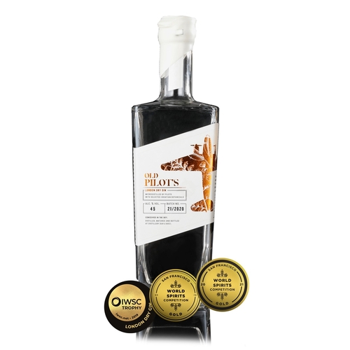 1059 - Six bottles Old Pilots London Dry Gin, RRP £335.70