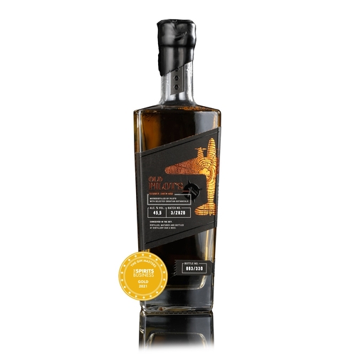 1080 - Six bottles Old Pilots Barrel Aged Gin, RRP £407.70