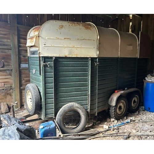 64 - A Rice horsebox, ideal for conversion into a coffee or food trailer for festivals, shows and parties... 