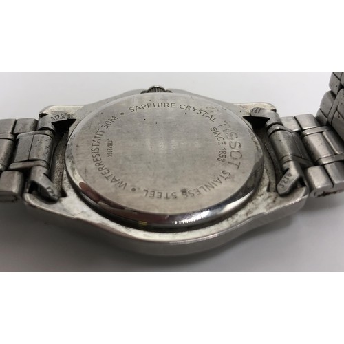 765 - A gentleman's stainless steel Tissot Seastar Seven wristwatch, on an expandable strap, and a gentlem... 