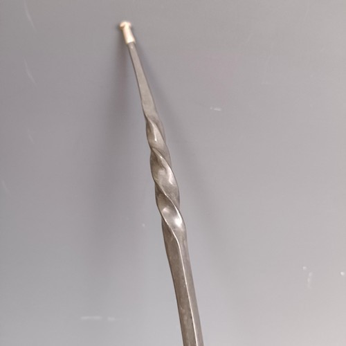 333 - A toddy ladle, with a whalebone twist handle, 36.5 cm