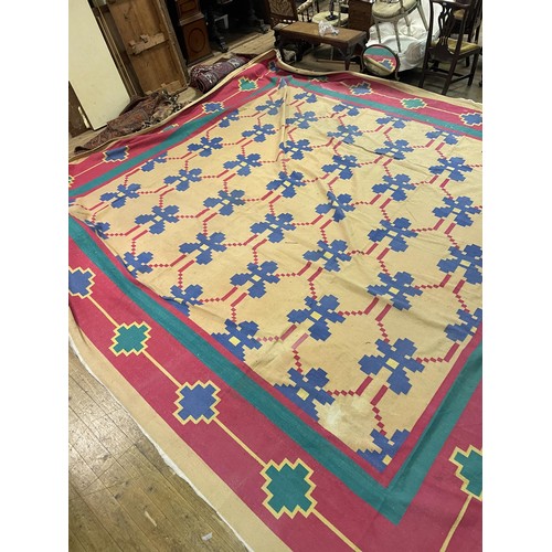 1358 - A large Moroccan Kelim carpet, 474 x 490 cm