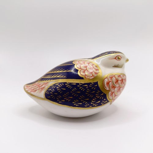 1028 - A Royal Crown Derby Collectors Guild Duckling paperweight, Anniversary Robin paperweight, a bird pap... 