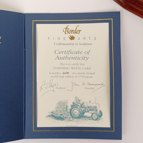 1002 - Border Fine Arts, Turning With Care, limited edition model, number 403/1750, with certificate, boxed