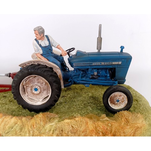 1008 - Border Fine Arts, Hay Baling, limited edition model, number 807/2002, with certificate, boxed